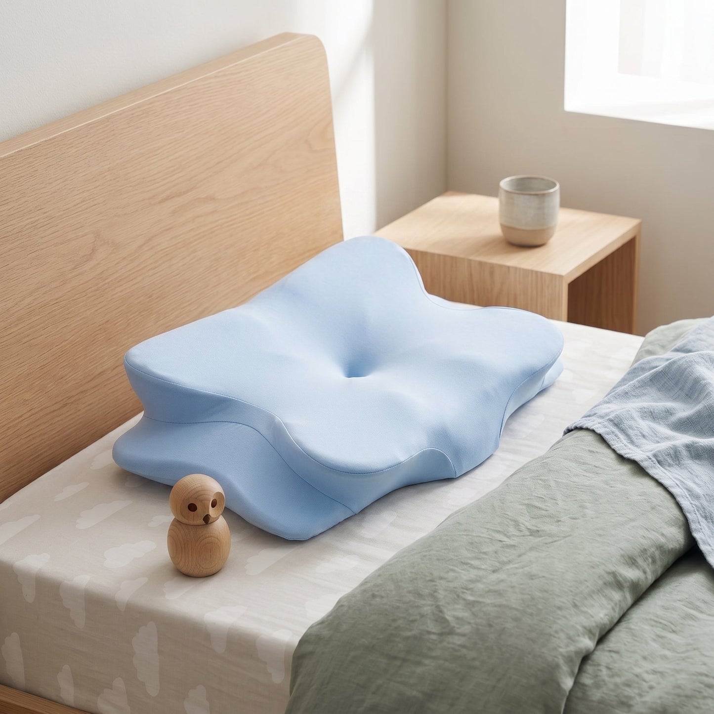Cooling Memory Foam Pillow for Kids – Breathable Sleep Support