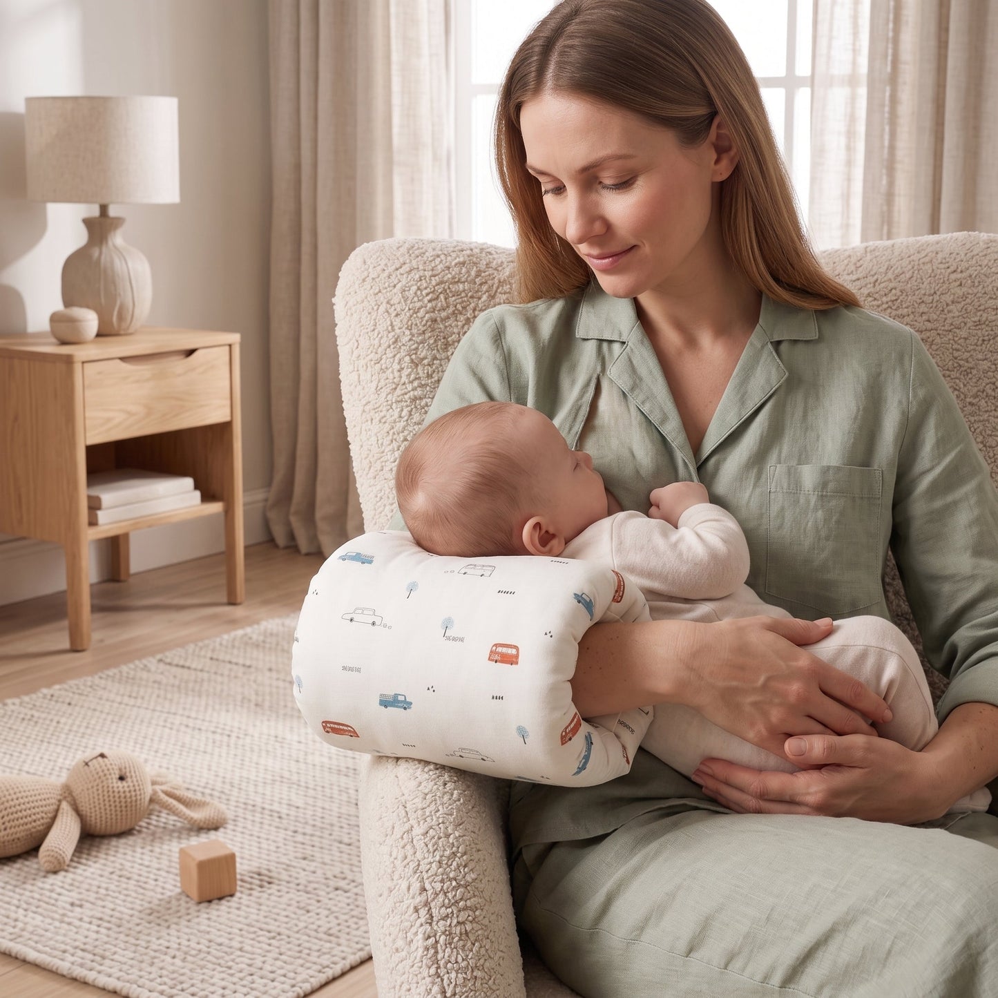 Feeding Arm Support Pillow – Baby Nursing Cushion