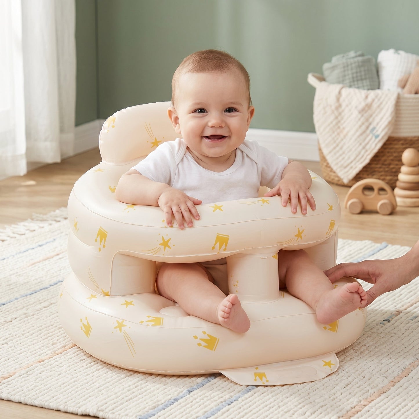 Inflatable Baby Sit-Up Support Seat – Bionic Infant Chair