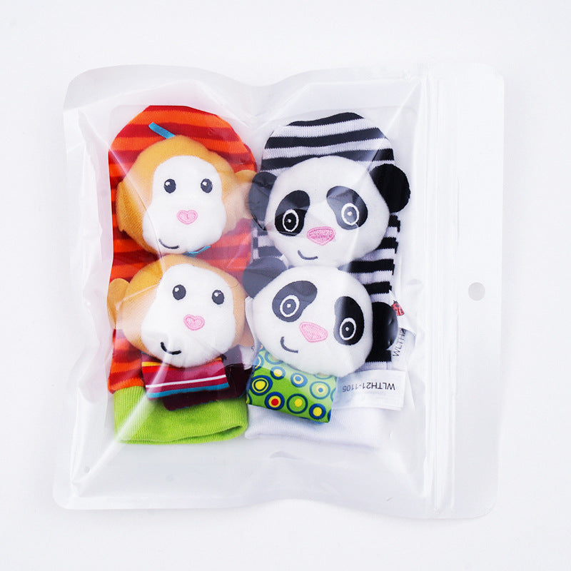 Sensory Baby Socks & Wristband Rattle Set – Development Toy