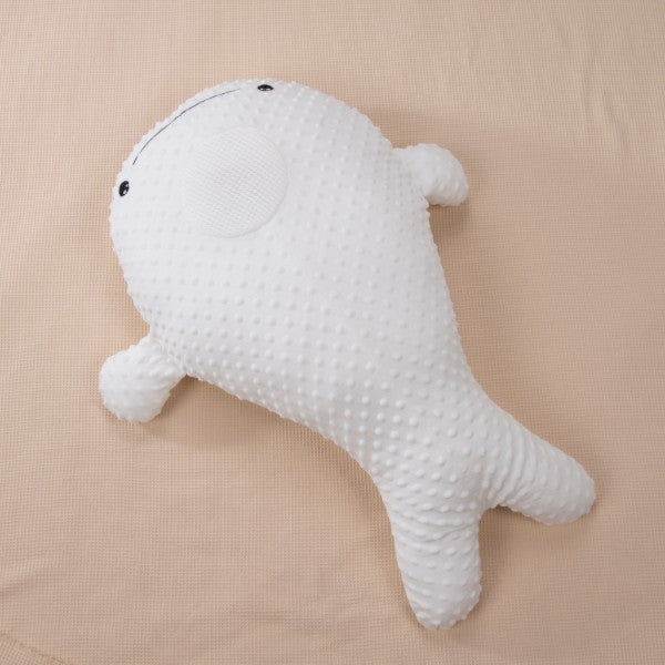 Whale Baby Tummy Relief Pillow – Feeding Colic Comfort Cushion