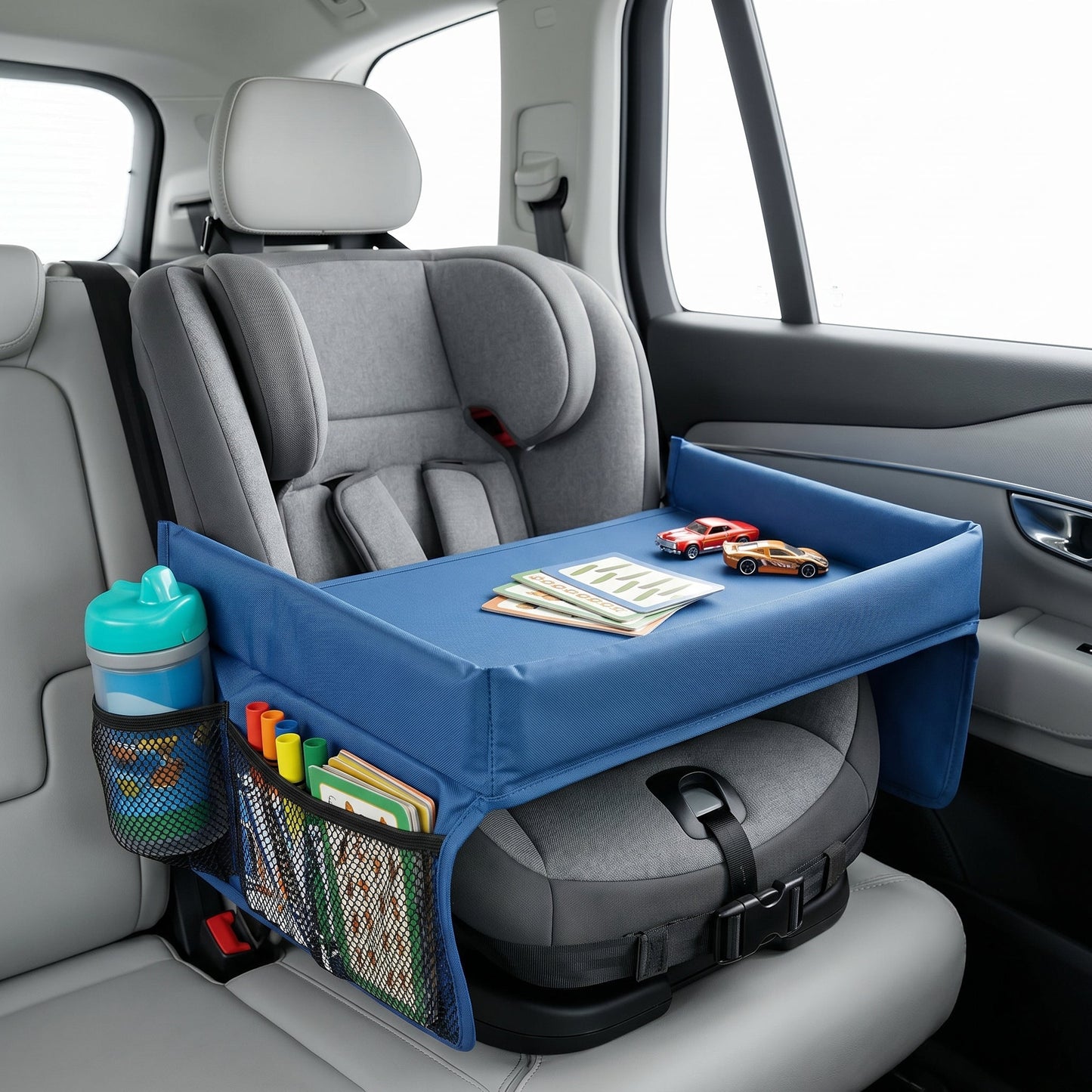 Kids Car Seat Travel Tray – Snack & Play Table