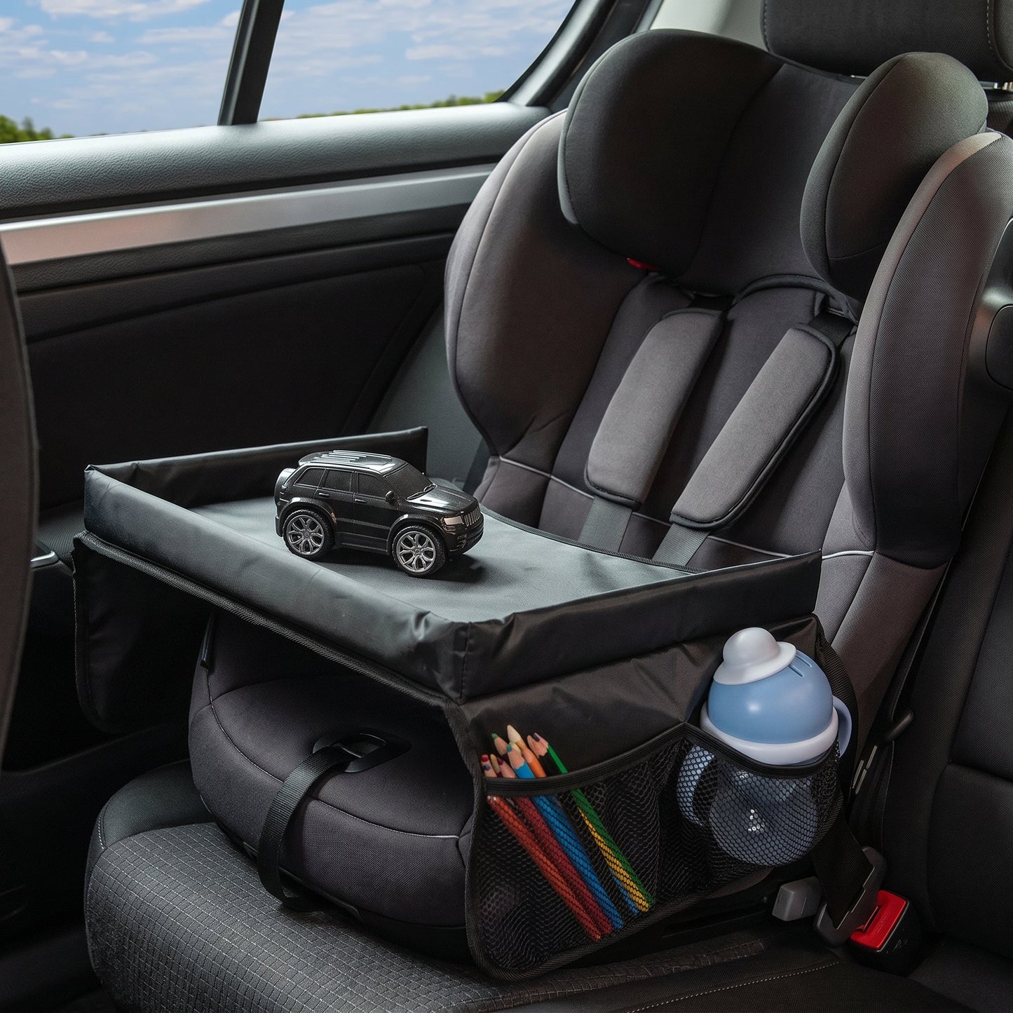 Kids Car Seat Travel Tray – Snack & Play Table