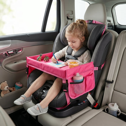 Kids Car Seat Travel Tray – Snack & Play Table
