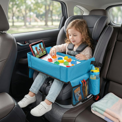 Kids Car Seat Travel Tray – Snack & Play Table