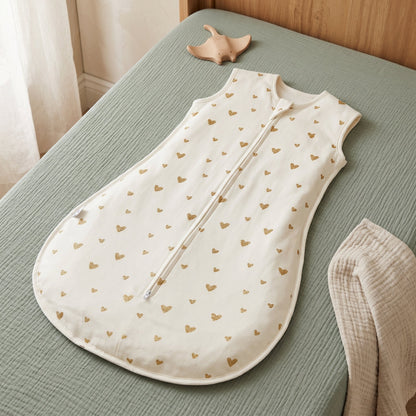 Sleeveless Cotton Baby Sleep Sack – Wearable Blanket