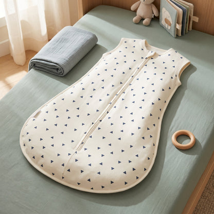 Sleeveless Cotton Baby Sleep Sack – Wearable Blanket
