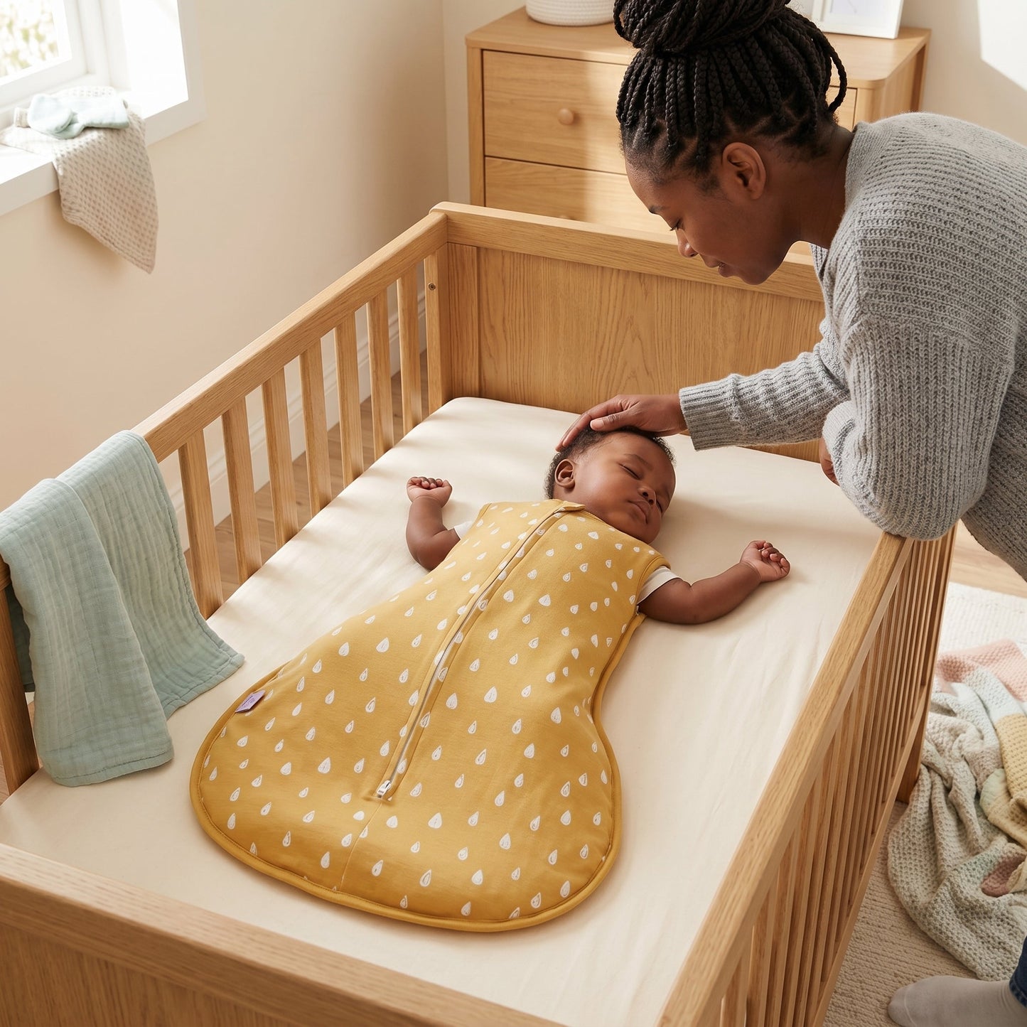 Sleeveless Cotton Baby Sleep Sack – Wearable Blanket