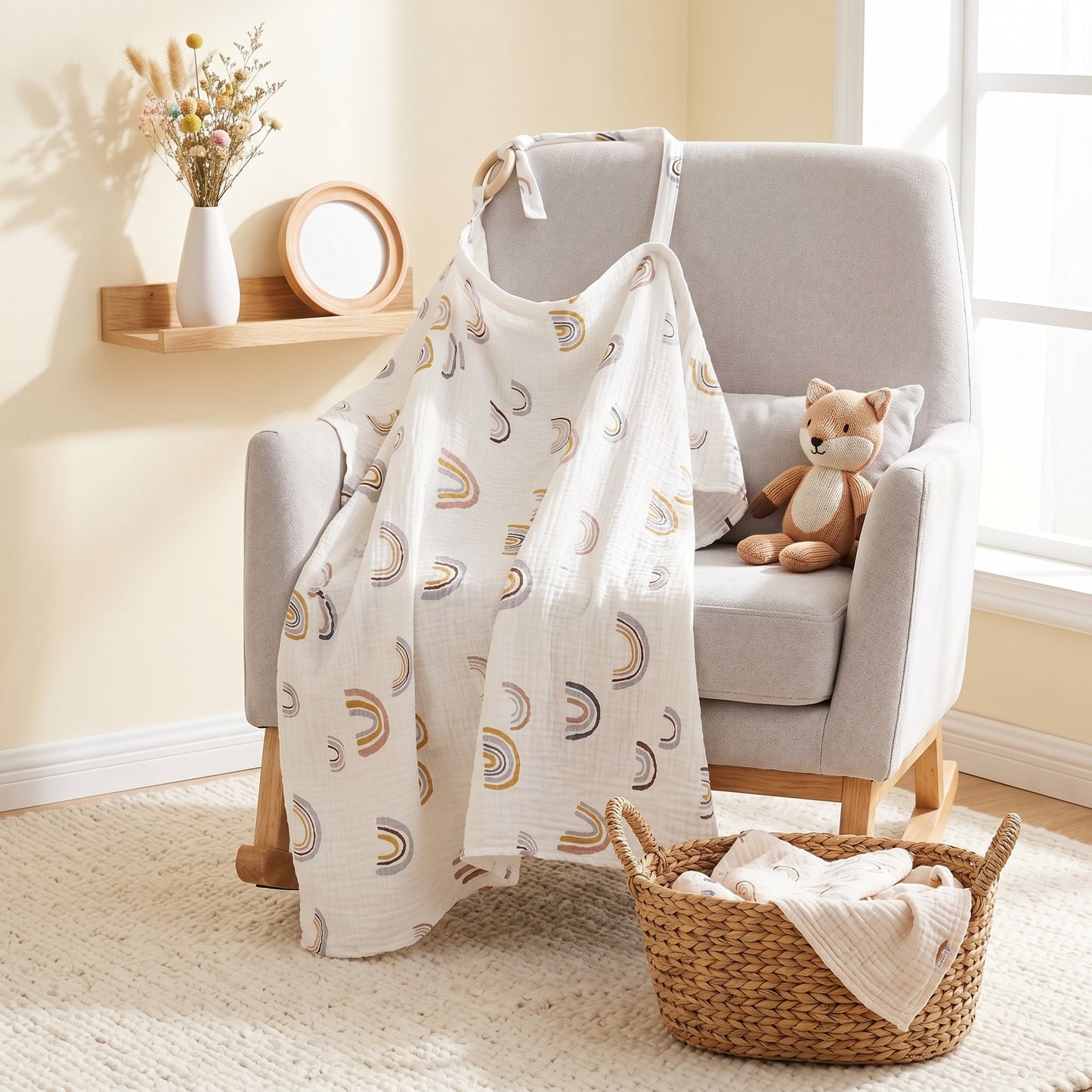 Breastfeeding Nursing Cover – Breathable Privacy Apron