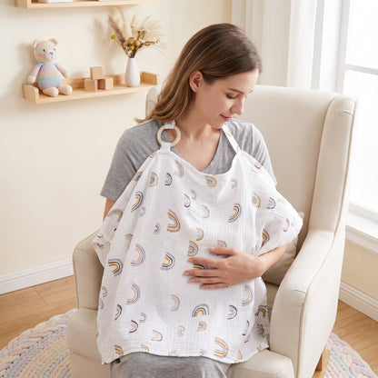 Breastfeeding Nursing Cover – Breathable Privacy Apron