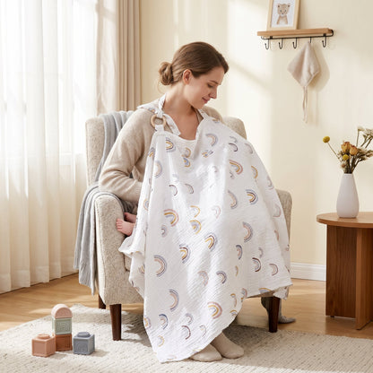 Breastfeeding Nursing Cover – Breathable Privacy Apron