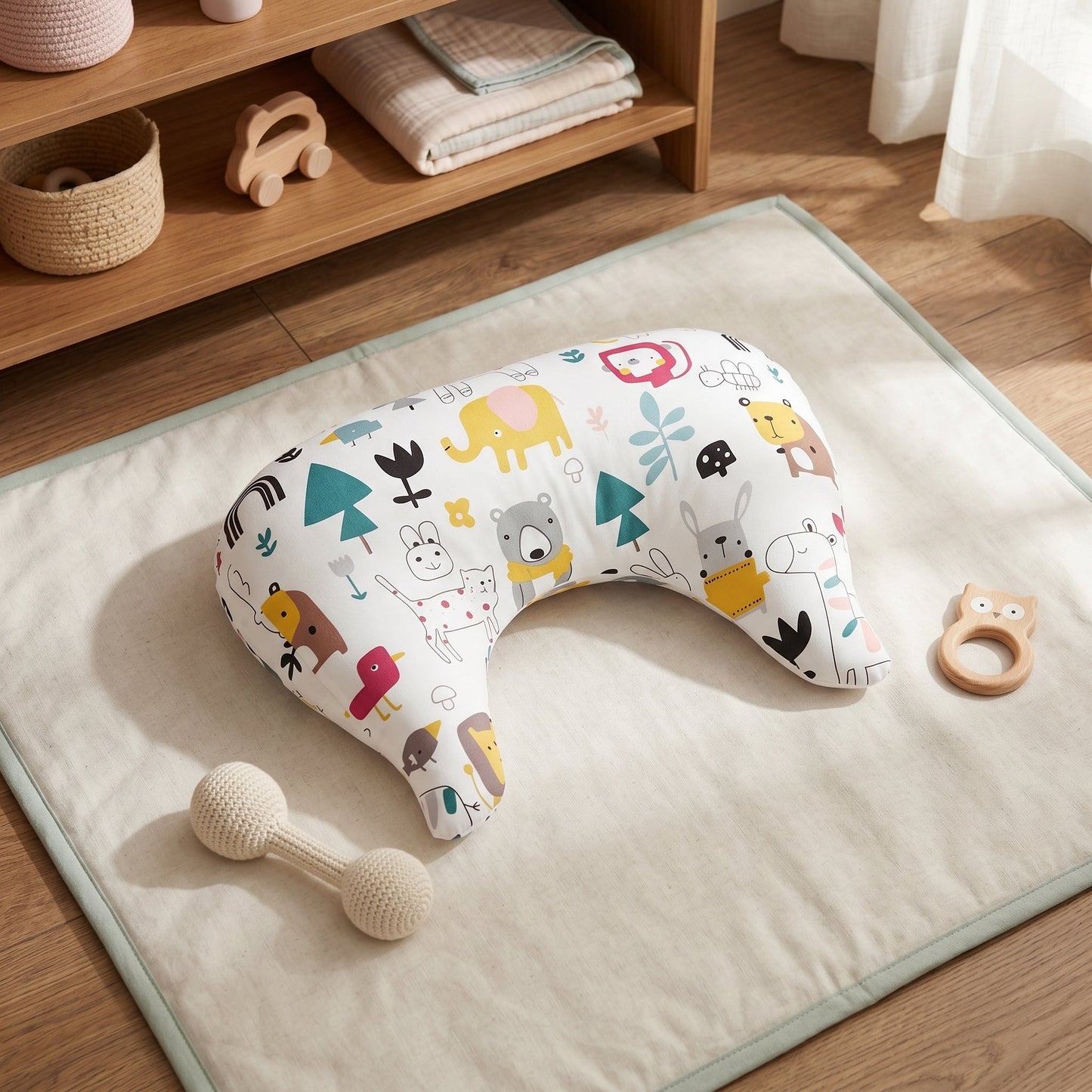 Tummy Time Support Pillow for Infants – Development Cushion