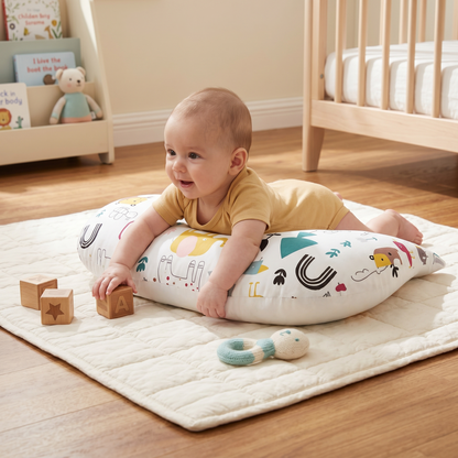 Tummy Time Support Pillow for Infants – Development Cushion