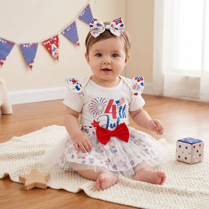 Kids 4th of July Patriotic Outfit Set – Baby Holiday Clothing