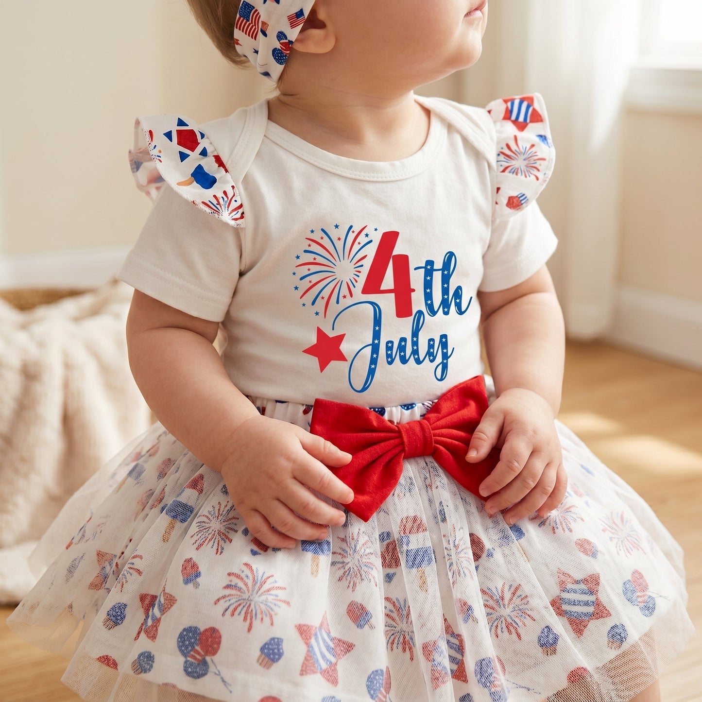 Kids 4th of July Patriotic Outfit Set – Baby Holiday Clothing