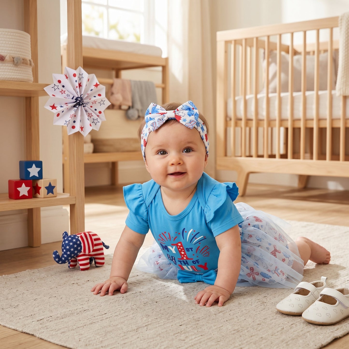 Kids 4th of July Patriotic Outfit Set – Baby Holiday Clothing