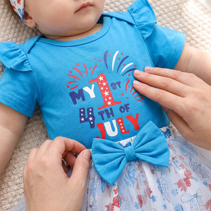 Kids 4th of July Patriotic Outfit Set – Baby Holiday Clothing