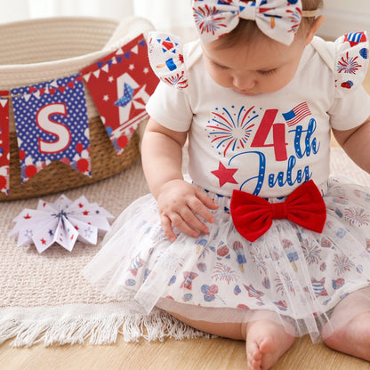 Kids 4th of July Patriotic Outfit Set – Baby Holiday Clothing
