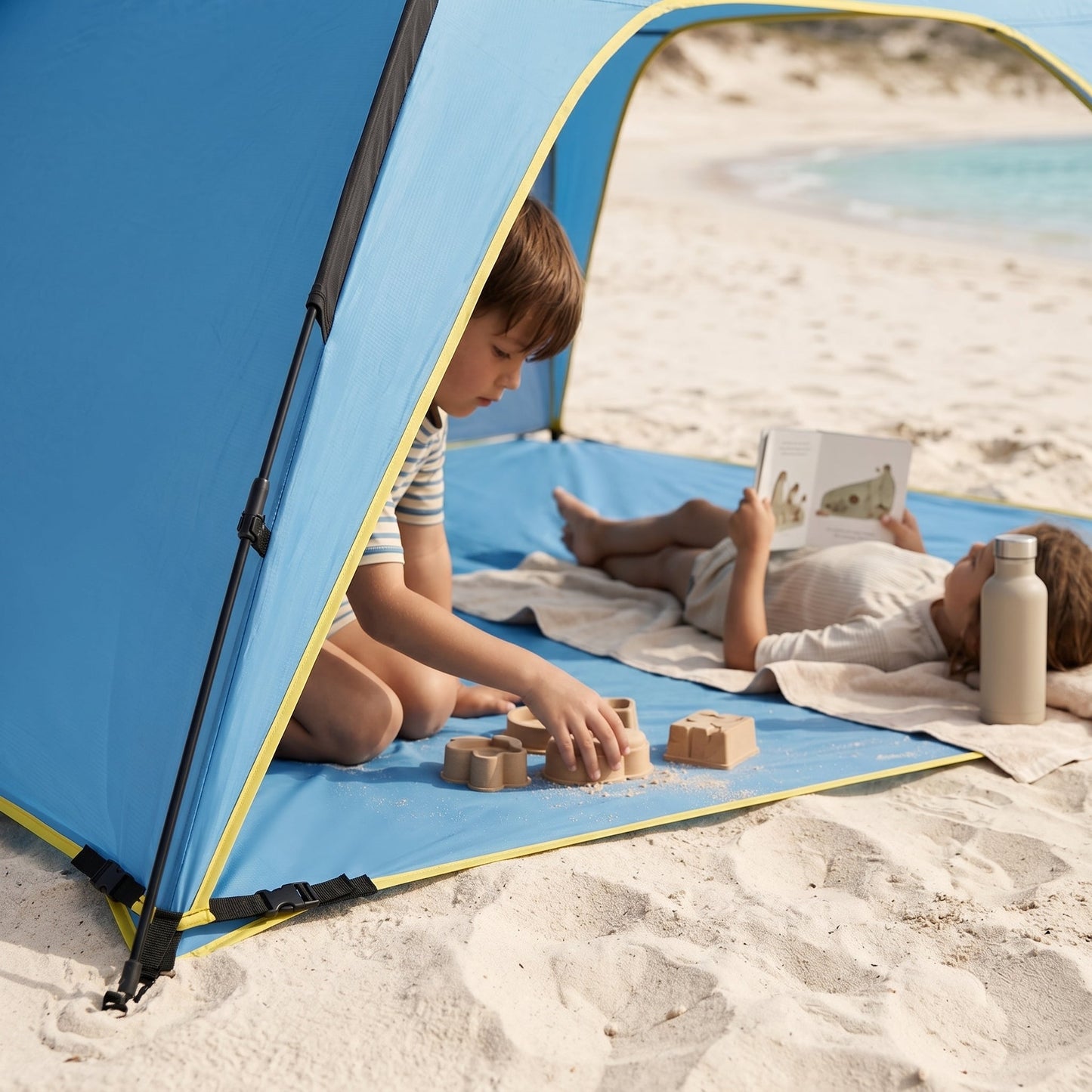 Pop-Up Beach Tent with UV Protection – Portable Sun Shelter