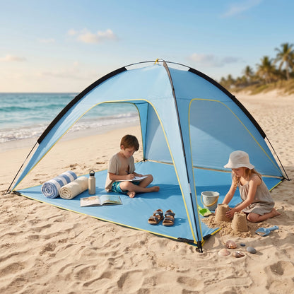 Pop-Up Beach Tent with UV Protection – Portable Sun Shelter