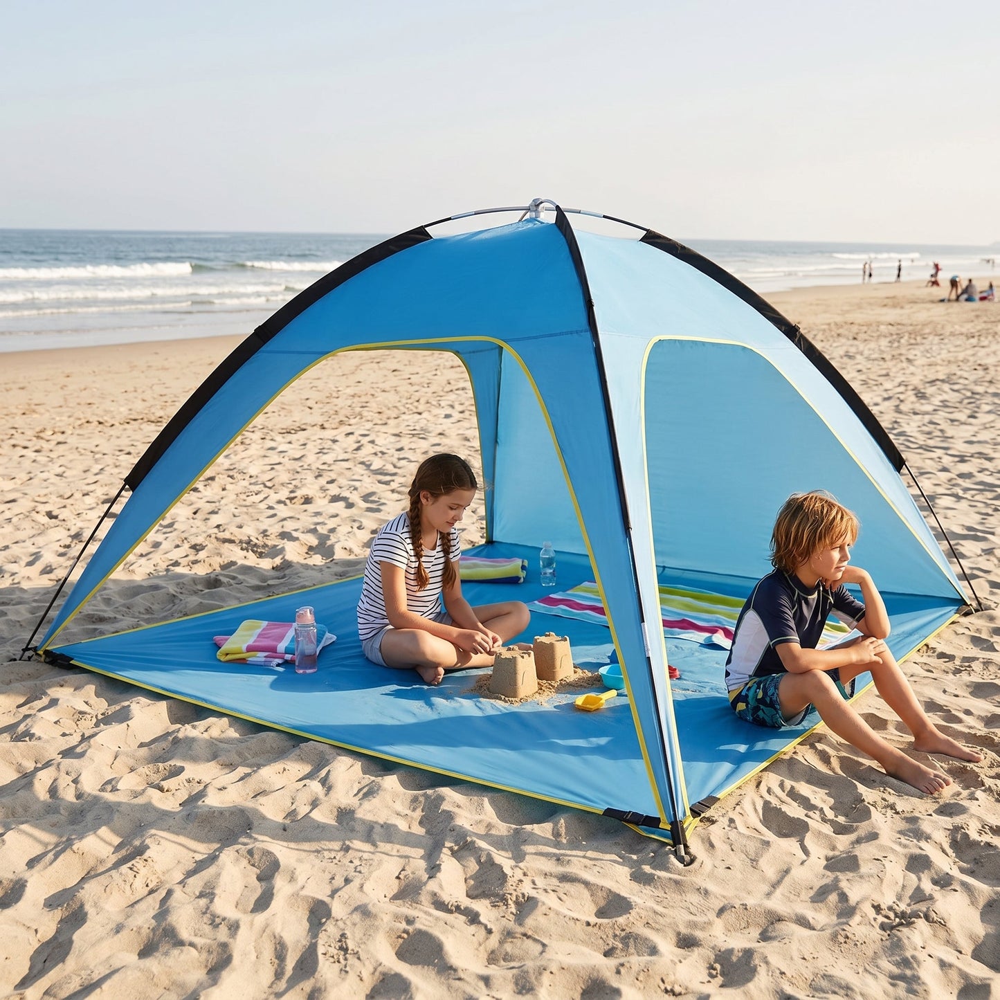 Pop-Up Beach Tent with UV Protection – Portable Sun Shelter