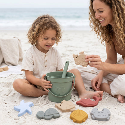 Kids Beach Sand Toy Set with Mesh Bag