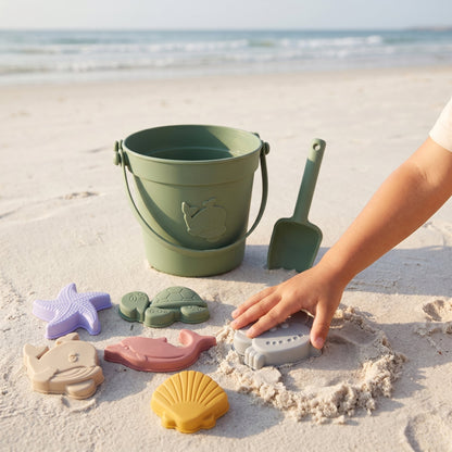Kids Beach Sand Toy Set with Mesh Bag