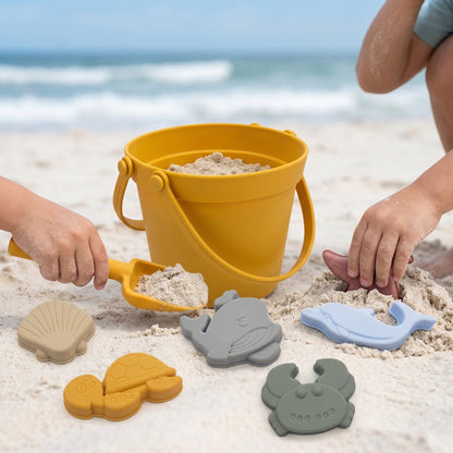 Kids Beach Sand Toy Set with Mesh Bag