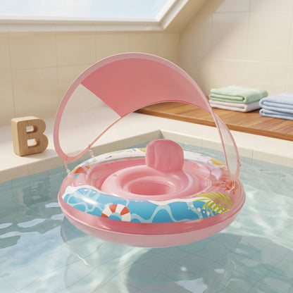 Baby Pool Float Seat for Travel – Inflatable Swim Ring