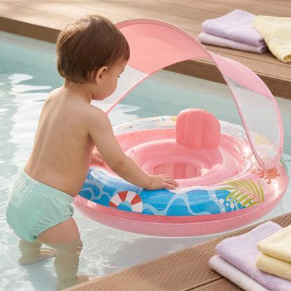 Baby Pool Float Seat for Travel – Inflatable Swim Ring