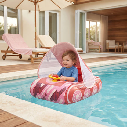 Baby Swim Float Ring with Seat – Inflatable Pool Float