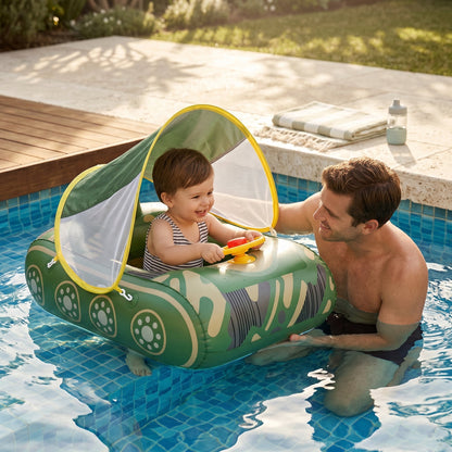 Baby Swim Float Ring with Seat – Inflatable Pool Float