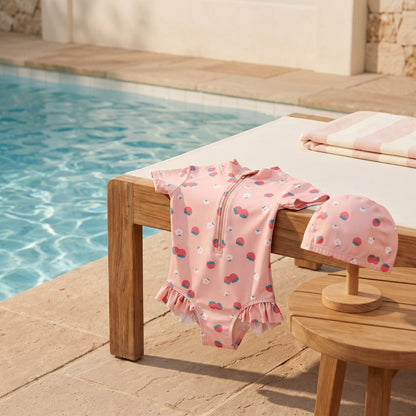 Girls Floral Bloom One-Piece Swimsuit