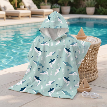 Kids Hooded Bath Towel – Soft Cotton Cover-Up Towel