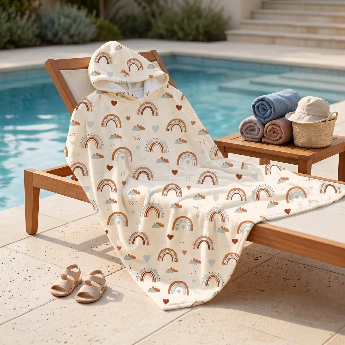 Kids Hooded Bath Towel – Soft Cotton Cover-Up Towel