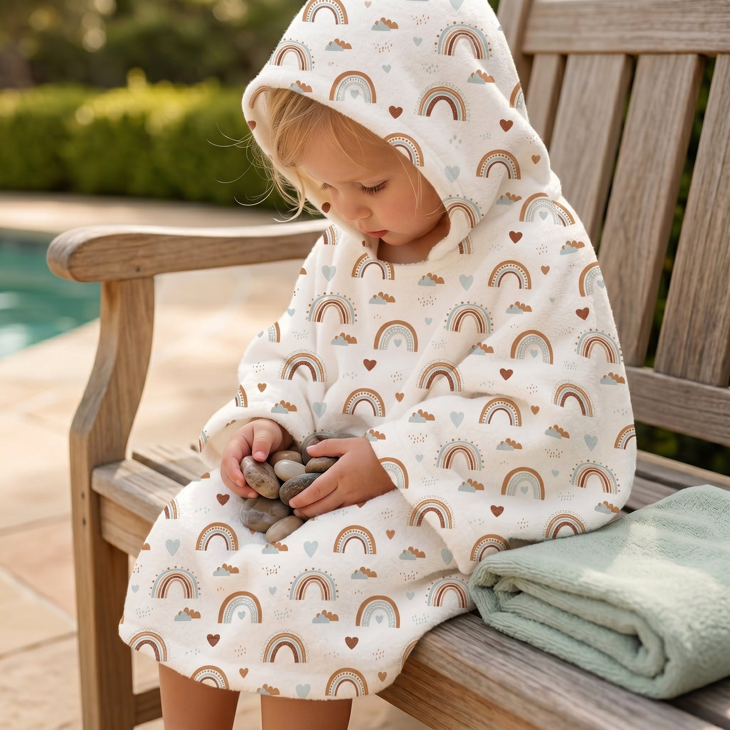 Kids Hooded Bath Towel – Soft Cotton Cover-Up Towel