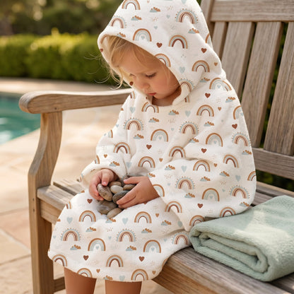 Kids Hooded Bath Towel – Soft Cotton Cover-Up Towel