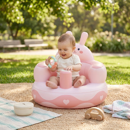 Baby Inflatable Bath Seat – Sprout Design Bathtub Support