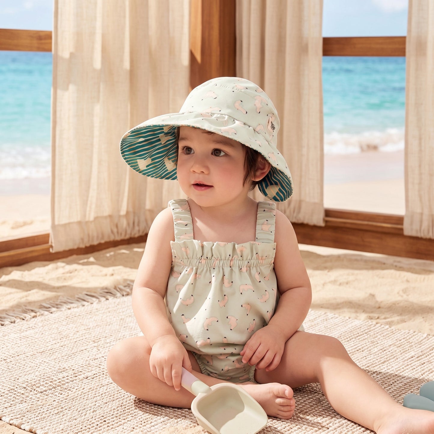 Baby Sun Visor Hat – UV Protection Cap