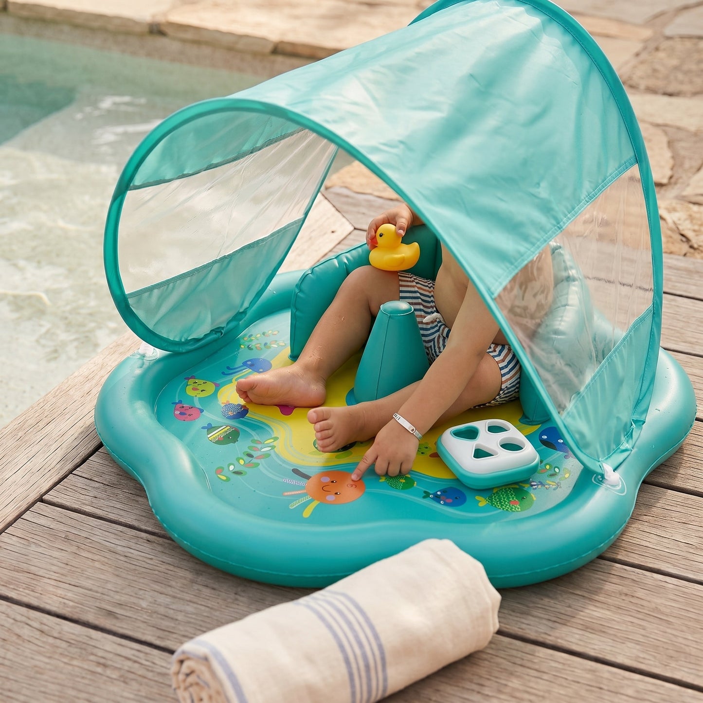 Inflatable Splash Water Play Mat for Baby Tummy Time