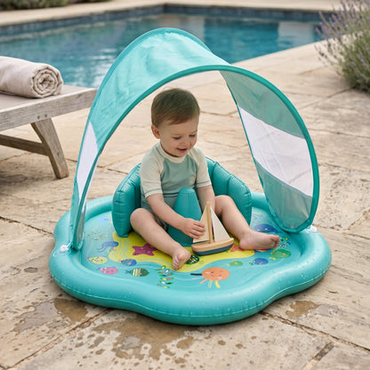 Inflatable Splash Water Play Mat for Baby Tummy Time