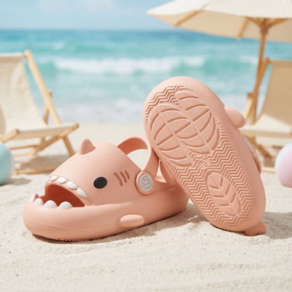 Kids Shark Pool Slide Sandals – Non-Slip Water Shoes