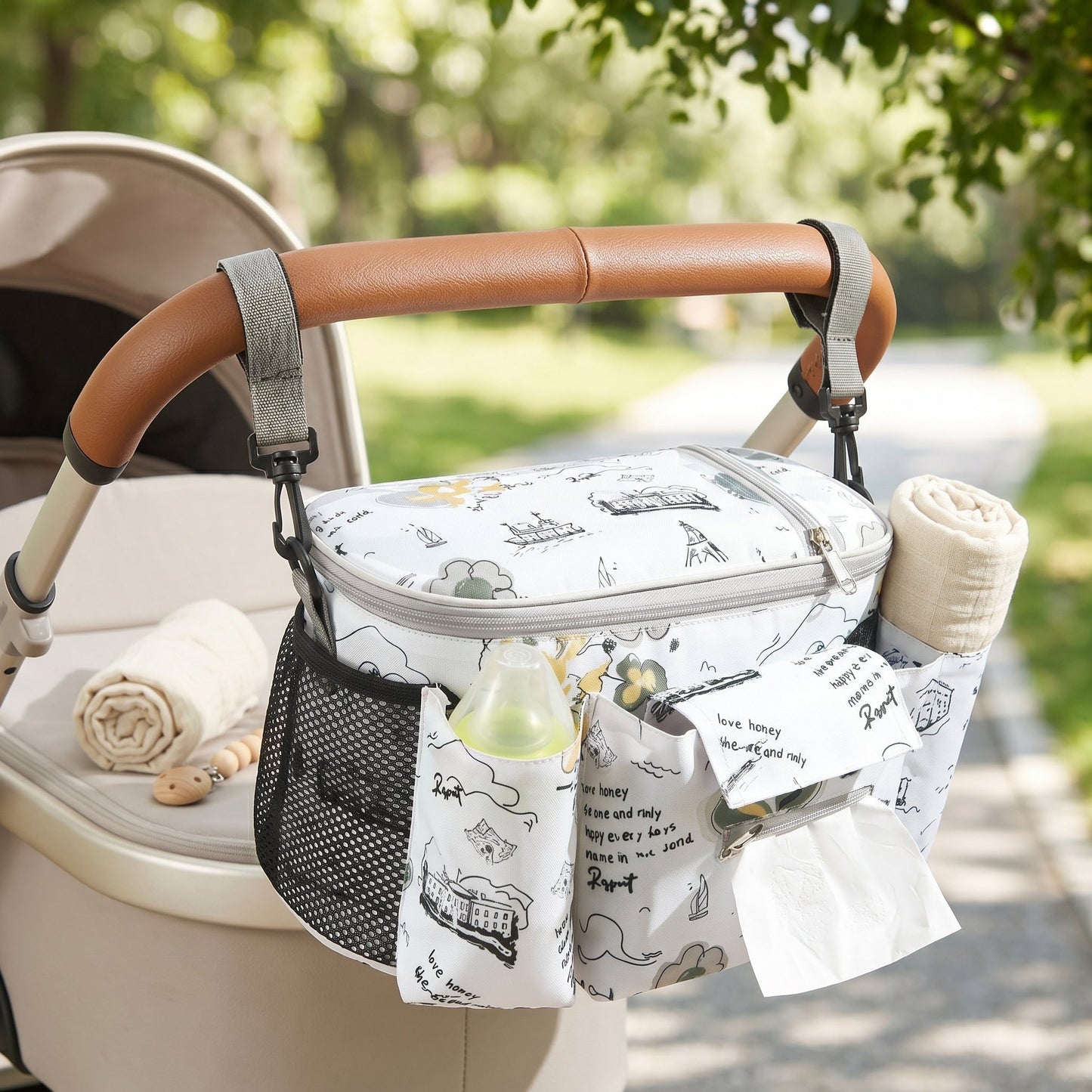 Universal Stroller Organizer Bag – Baby Travel Storage