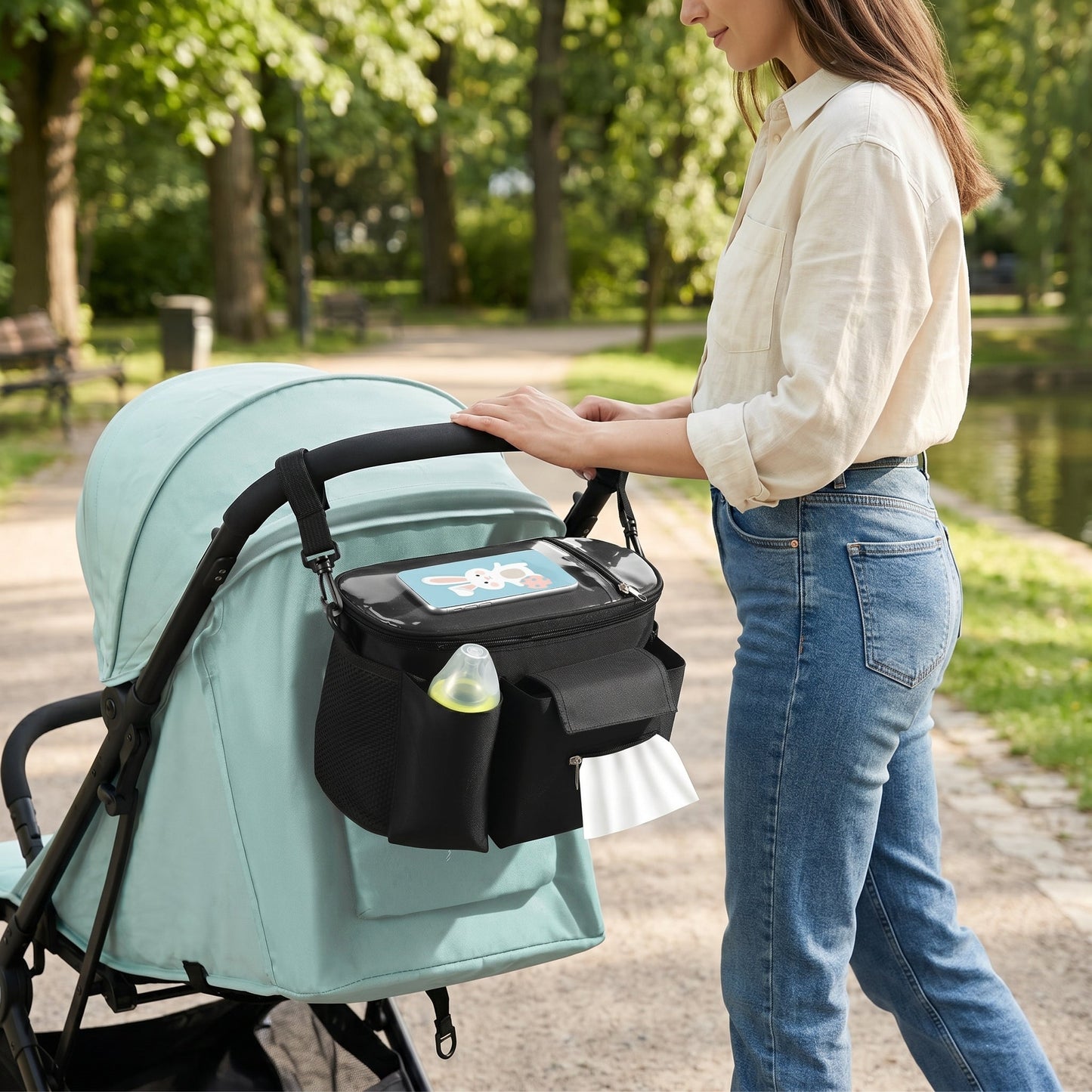 Universal Stroller Organizer Bag – Baby Travel Storage