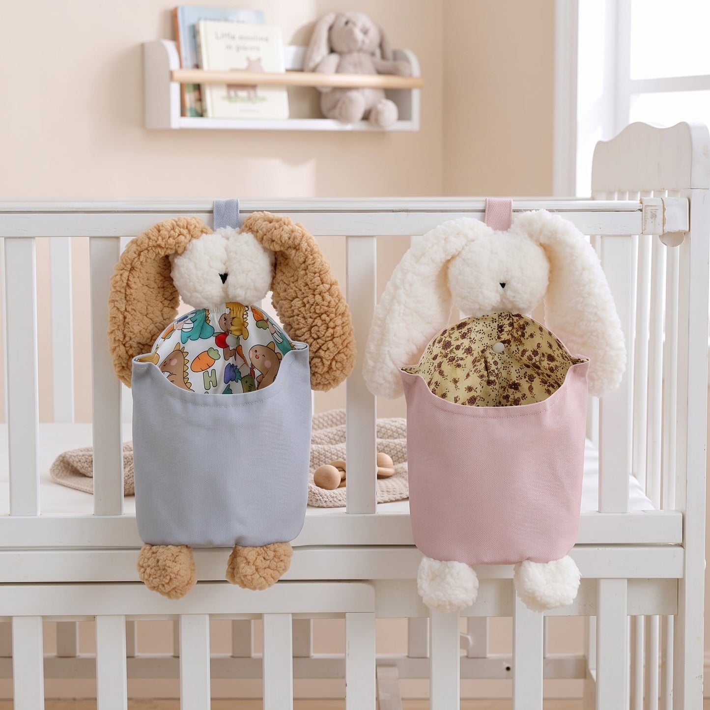 Crib Storage Caddy Organizer – Nursery Essentials Holder