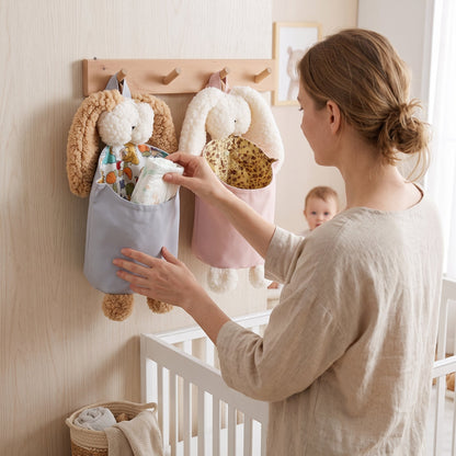 Crib Storage Caddy Organizer – Nursery Essentials Holder