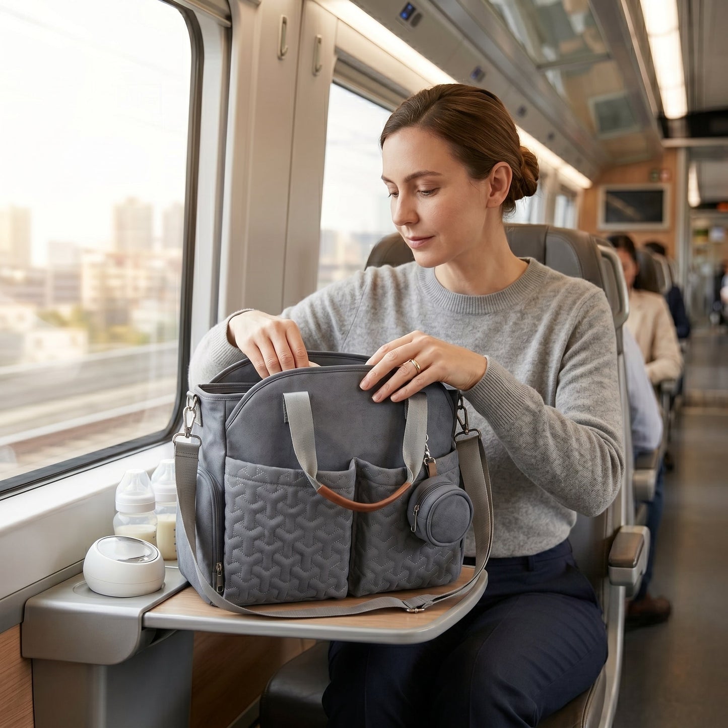 Breast Pump Carrying Tote Bag – Padded Travel Bag