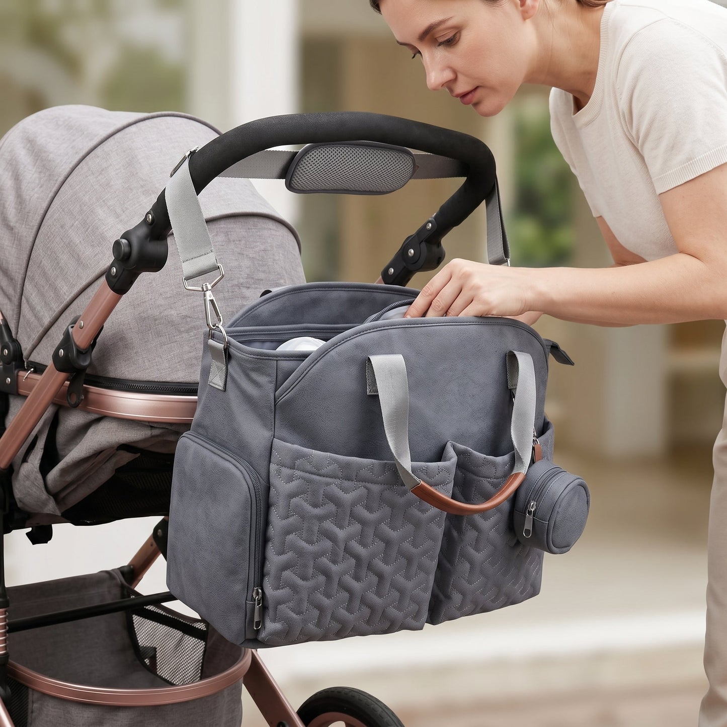 Breast Pump Carrying Tote Bag – Padded Travel Bag