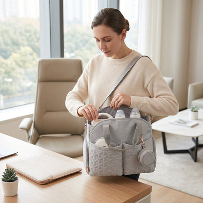 Breast Pump Carrying Tote Bag – Padded Travel Bag