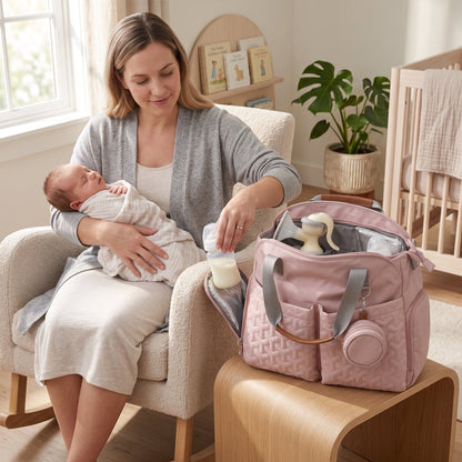 Breast Pump Carrying Tote Bag – Padded Travel Bag